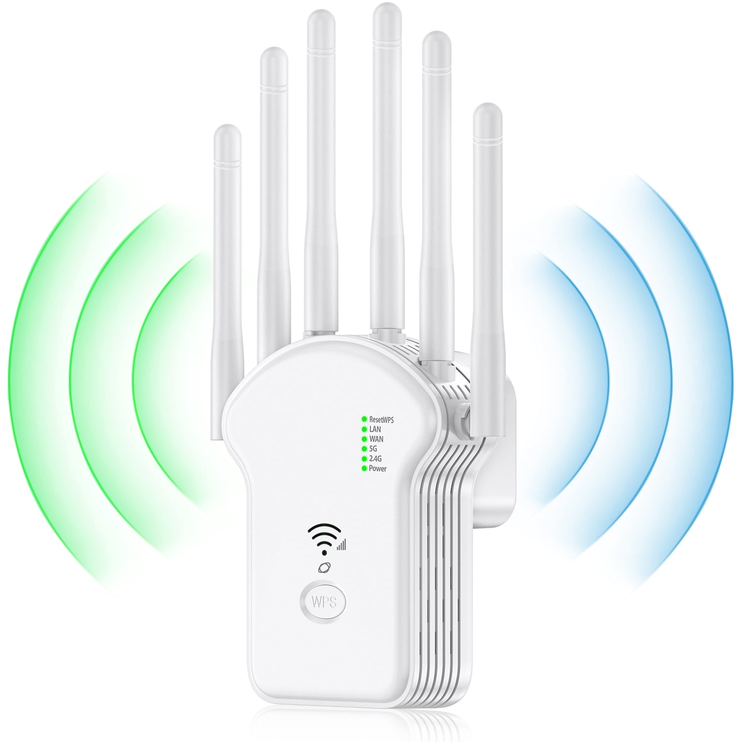 Hootek WiFi Range Extender, 1200Mbps Signal Booster, Dual Band 2.4GHz ...