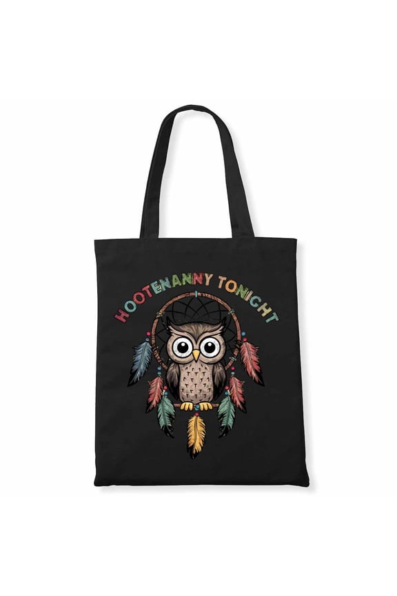 Hootenanny Tonight Halloween Breast Cancer Awareness Canvas Bag 3Pcs