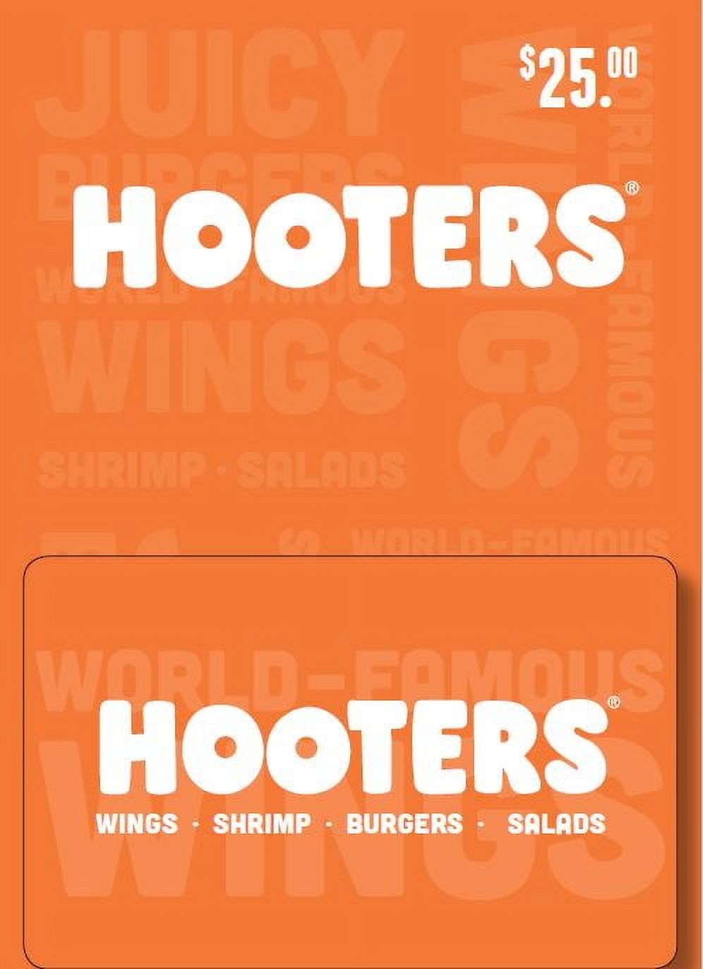 Hooters $25 Gift Card
