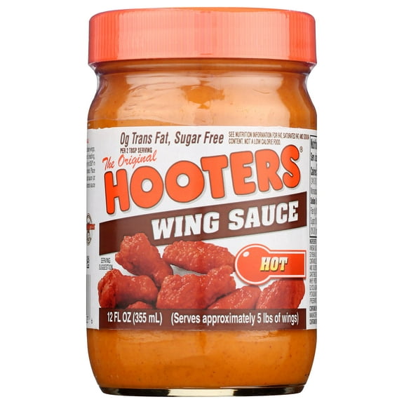 Hooters Medium Wing Sauce 12 oz (Pack Of 6)