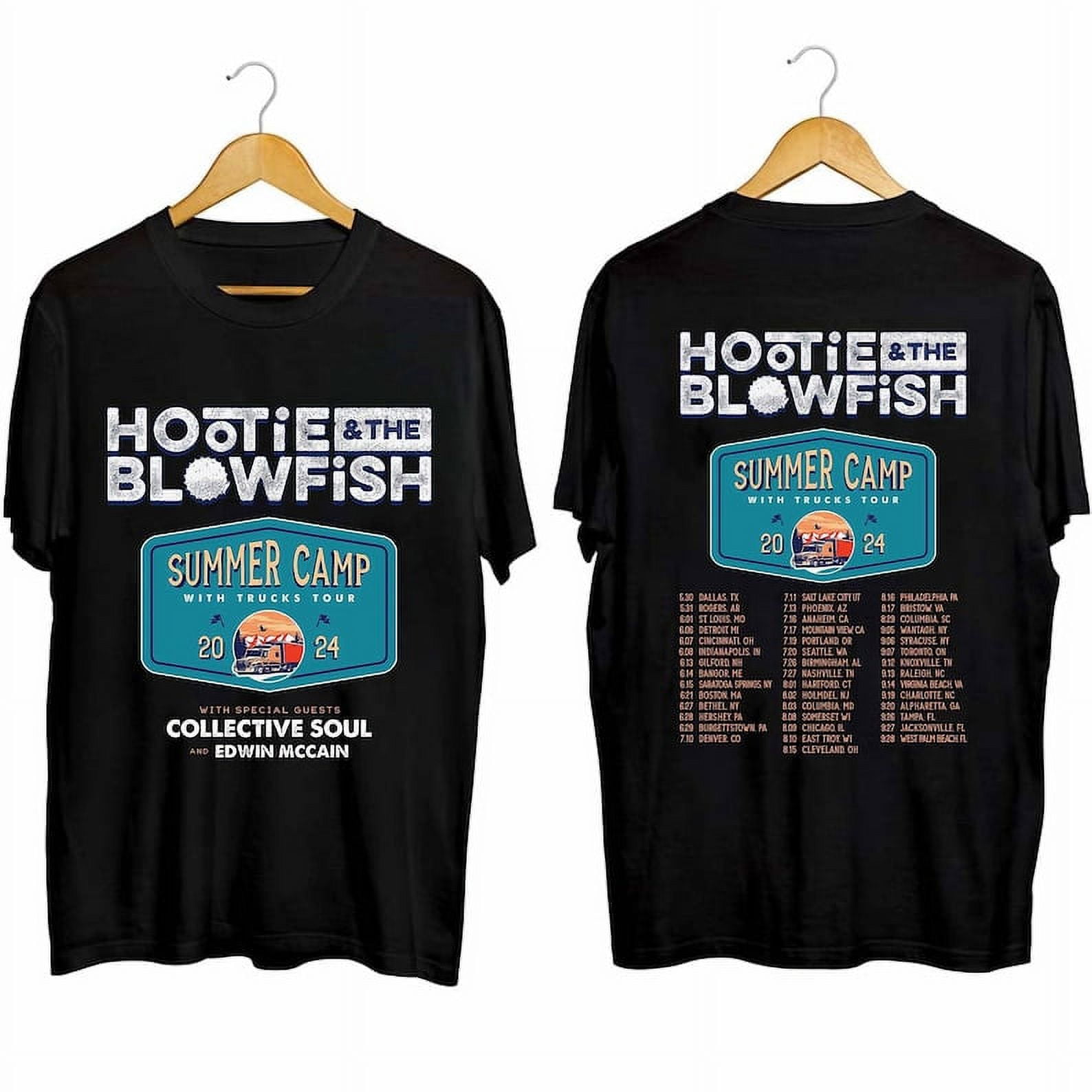 Hootie And The Blowfish Summer Camp with Trucks Tour 2024 Shirt