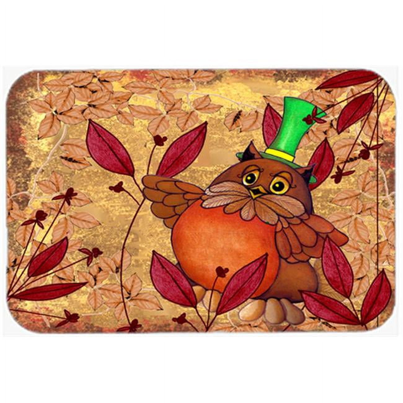 Large Multicolor Tempered Glass Owl Cutting Board