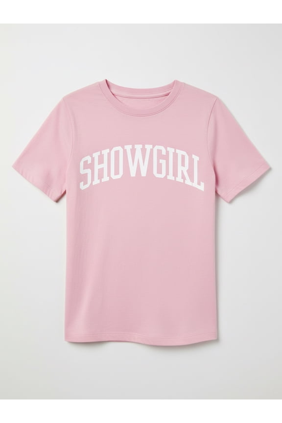 Showgirl Women’s Graphic Tee with Short Sleeves, Sizes XXS-XXL