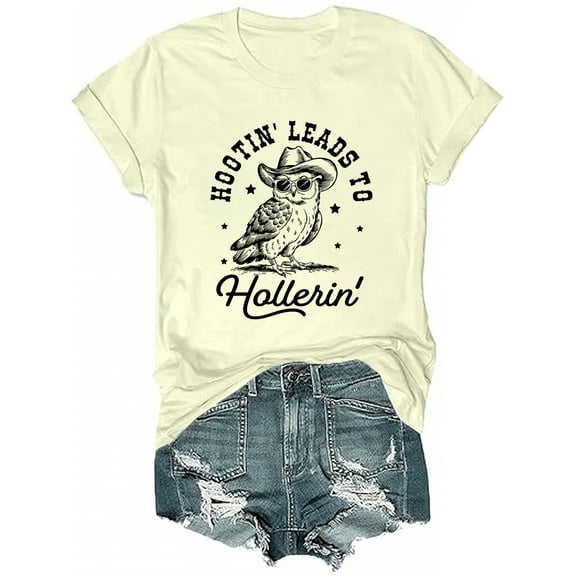 Hootin Leads to Hollerin Shirt, Funny Hootin Leads to Hollerin T Shirt for Women and Men shirts