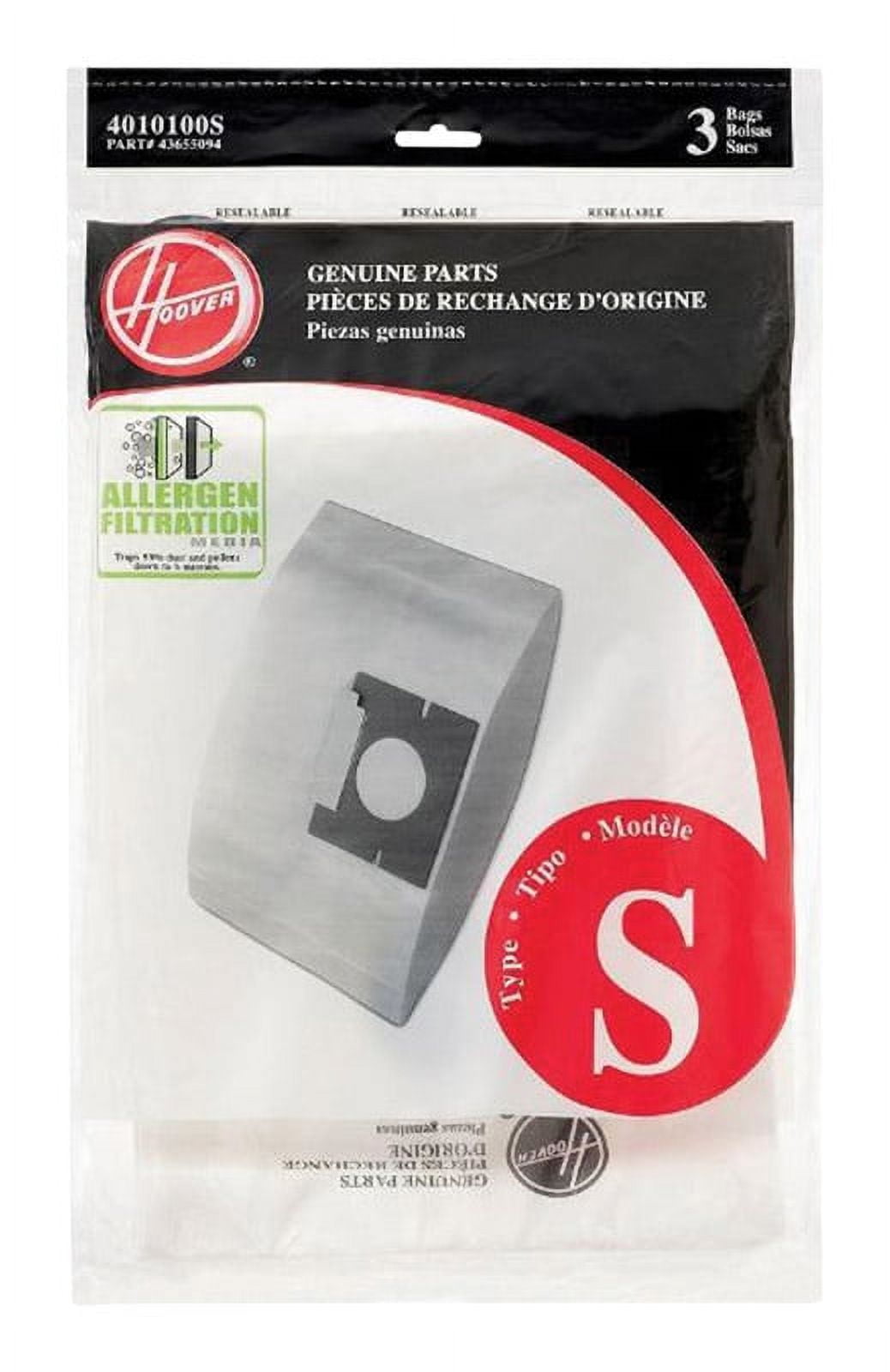 Hoover Typ S Arm & Hammer Geruchsbeseitigende Staubsaugerbeutel