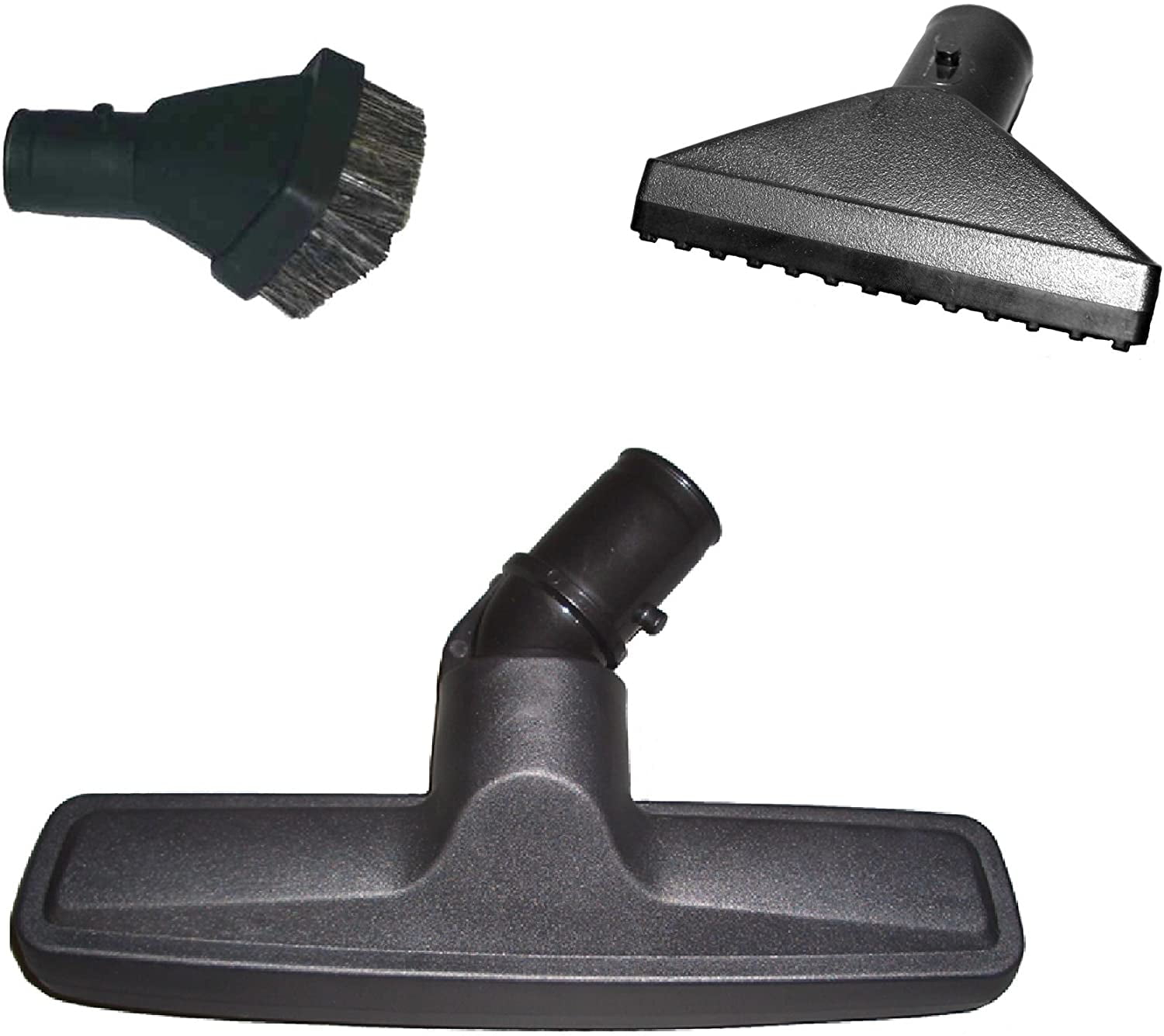Hoover Canister 3 Piece Attachment Kit w/ Knob Style, Includes 1 Hoover Floor Brush, 1 Hoover Upholstery Tool, 1 Hoover Dusting Brush