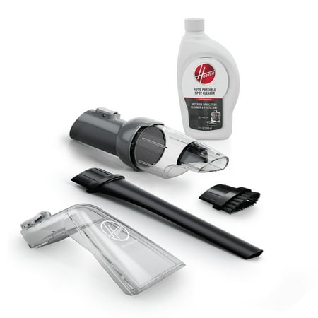Hoover 4-Piece Car Interior Cleaning Tool Kit Compatible with Hoover Spot & Carpet Cleaners, for Wet & Dry Cleaning, Carpet Solution Included, AH84000