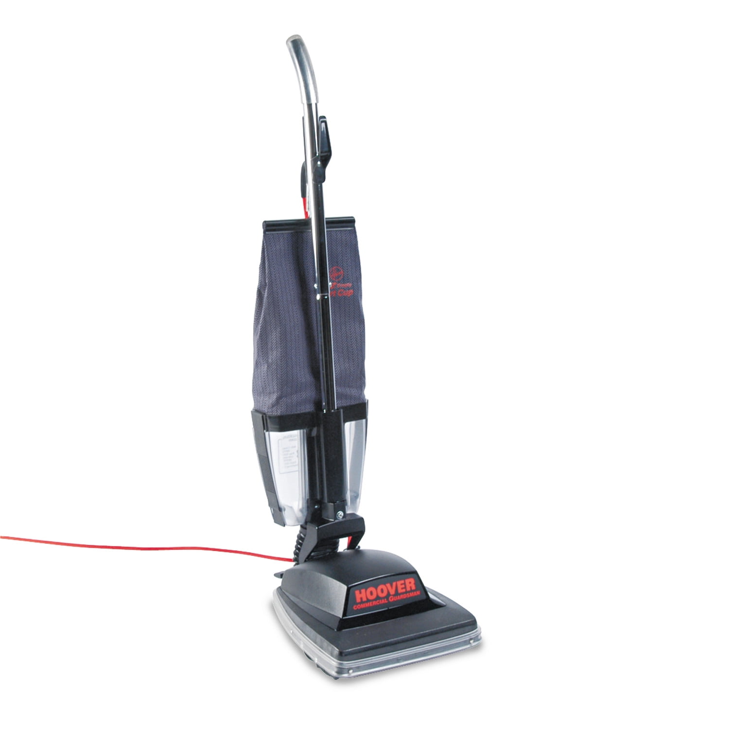 Hoover Commercial Guardsman Bagless Upright Vacuum, 12" Cleaning Path