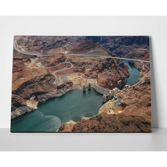 Hoover Dam Poster or Wrapped Canvas