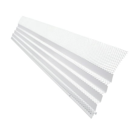 Hoover Dam White Steel Gutter Guard - 30ft Kit