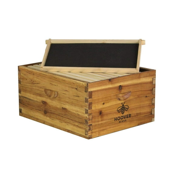 Hoover Hives 10 Frame Wax-Coated Deep Brood Box
