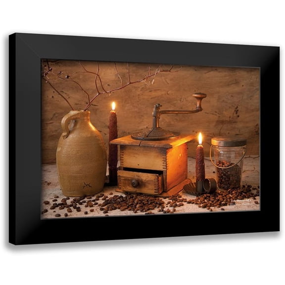 Hoover, Irvin 18x13 Black Modern Framed Museum Art Print Titled - Early Morning Coffee
