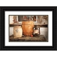 thumbnail image 1 of Hoover, Irvin 24x17 Black Ornate Wood Framed with Double Matting Museum Art Print Titled - The Nail Keg, 1 of 4