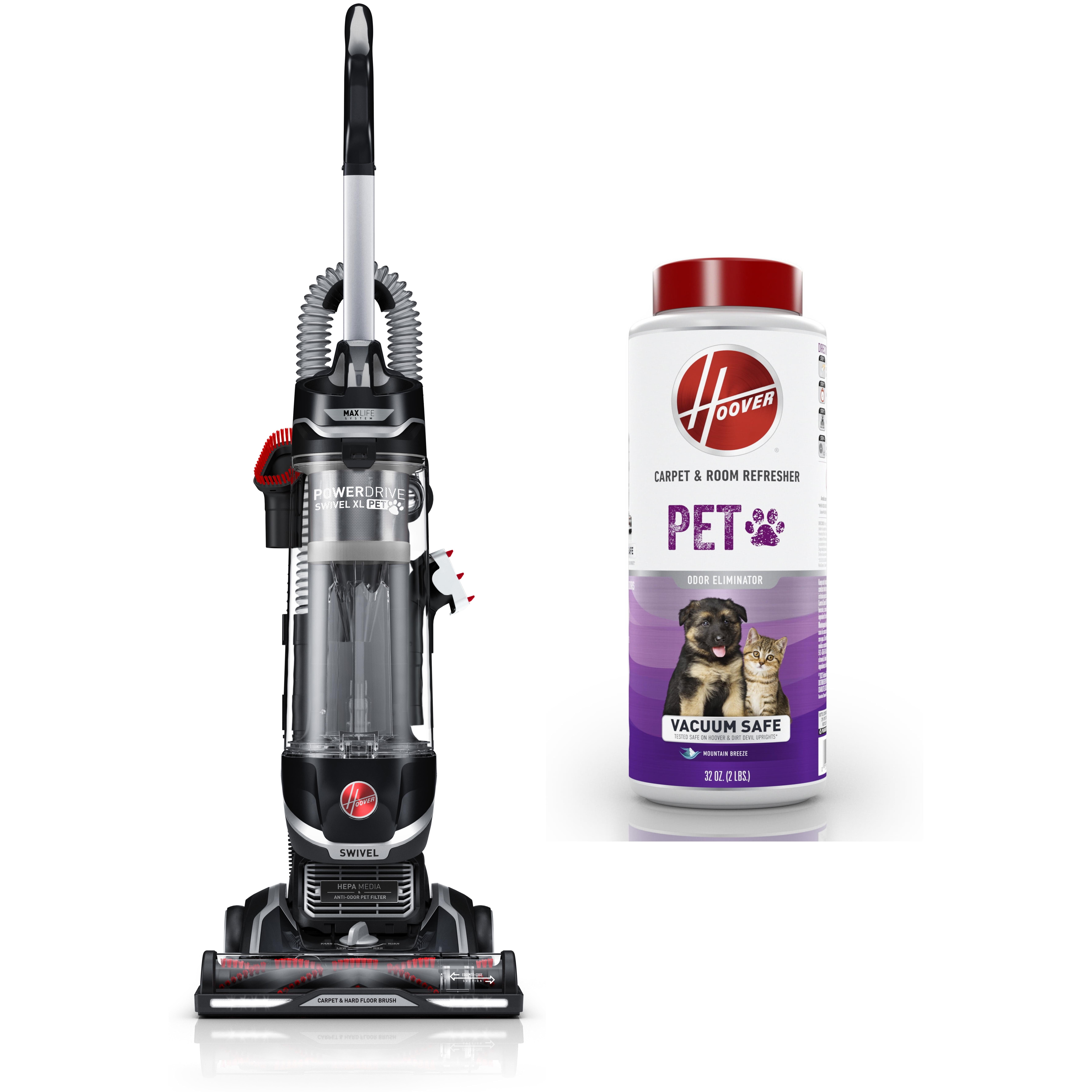 Hoover MAXLife Power Drive Swivel XL Pet Bagless Upright Vacuum