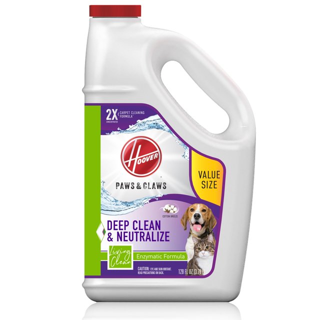 Hoover Paws & Claws Pet Stain and Odor Remover Carpet Cleaner Solution