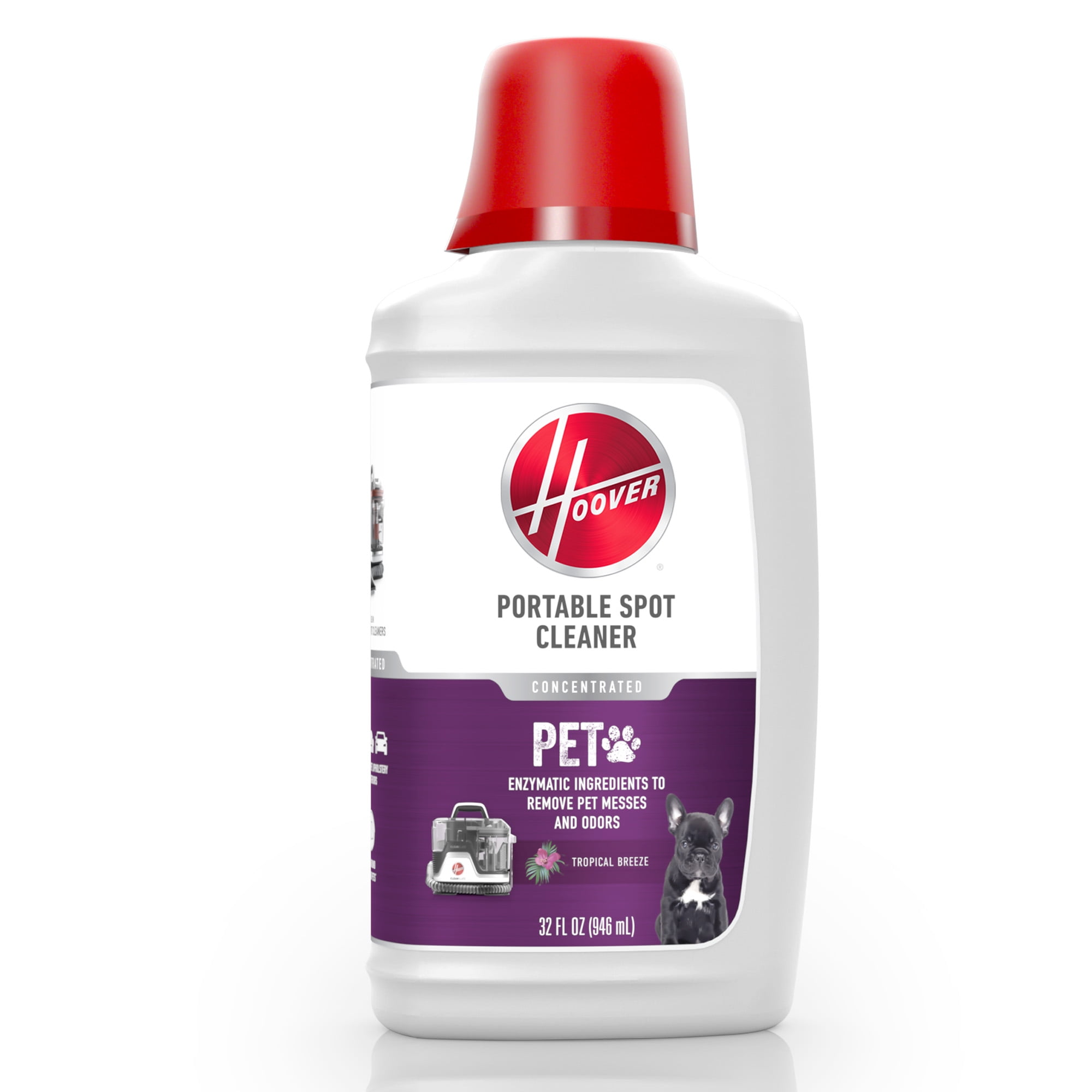 Hoover Paws & Claws Portable Pet Stain Odor Remover, 32 fl oz, AH30940, 1 Count, New