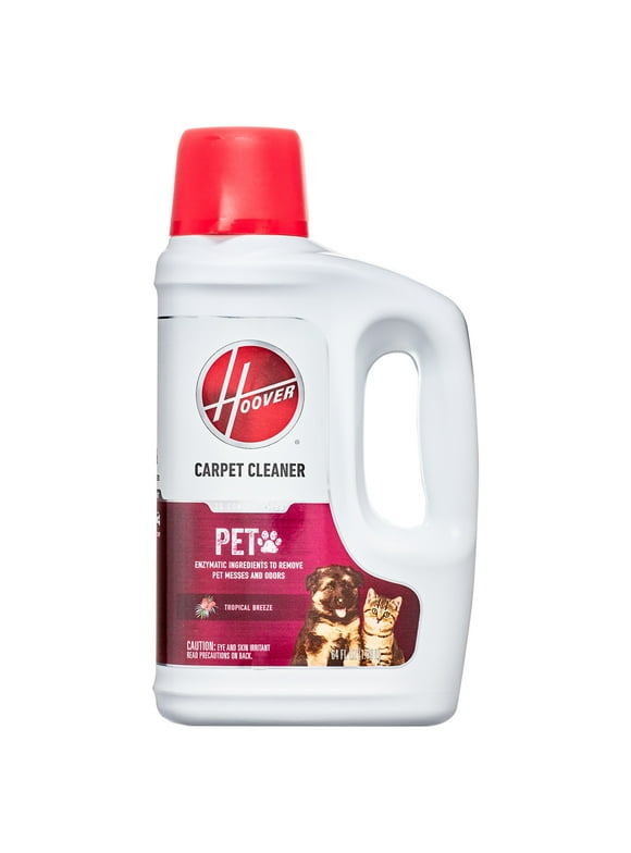 Hoover Pet Stain & Odor with Stain Guard Carpet Cleaner Solution, 64oz, 1 Count