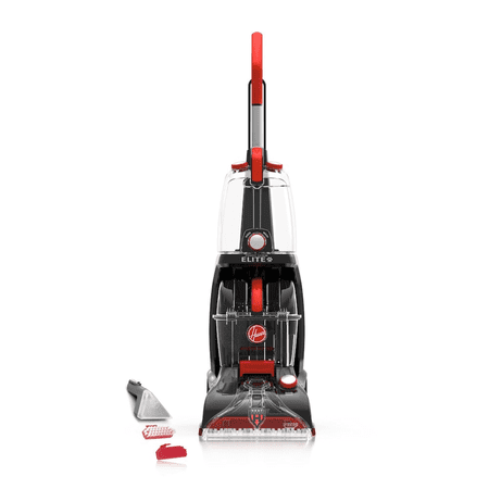 Hoover - Power Scrub Elite Corded Upright Deep Cleaner - Gray/red