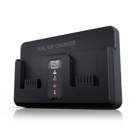 Hoover ONEPWR Dual Bay Battery Charger - BLACK