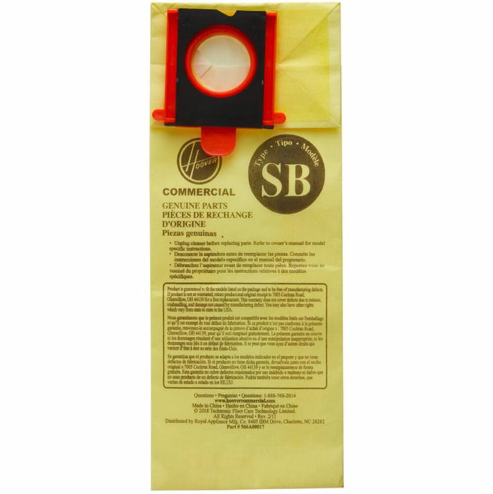 Hoover SB Upright Cordless Allergen Filtration Vac AH10270