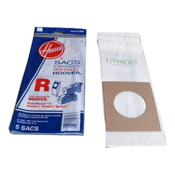 Hoover Sprint & Tempo Canister Vacuum Type R Paper Bags 5 Pk Part - 4010063R