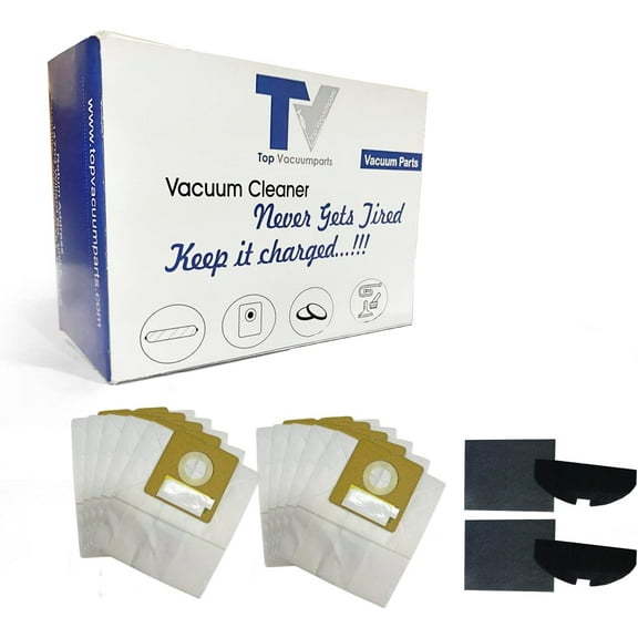 Hoover Type R 30 Canister Vacuum Cleaner Bags, EnviroCare Replacement Part for Brand Bags, designed to fit Hoover Canister Type R-30, 99.7 Microfiltration, 5 bags and 2 filters in pack