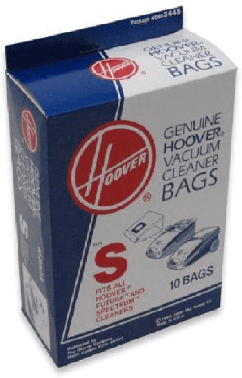 Hoover Type S Futura/Spectrum Vacuum Cleaner Replacement Bags, Package of 10