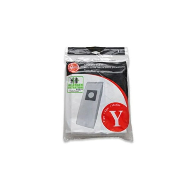 Hoover Type Y Allergen Bags, for WindTunnel Vacuum Cleaners, 3Pack