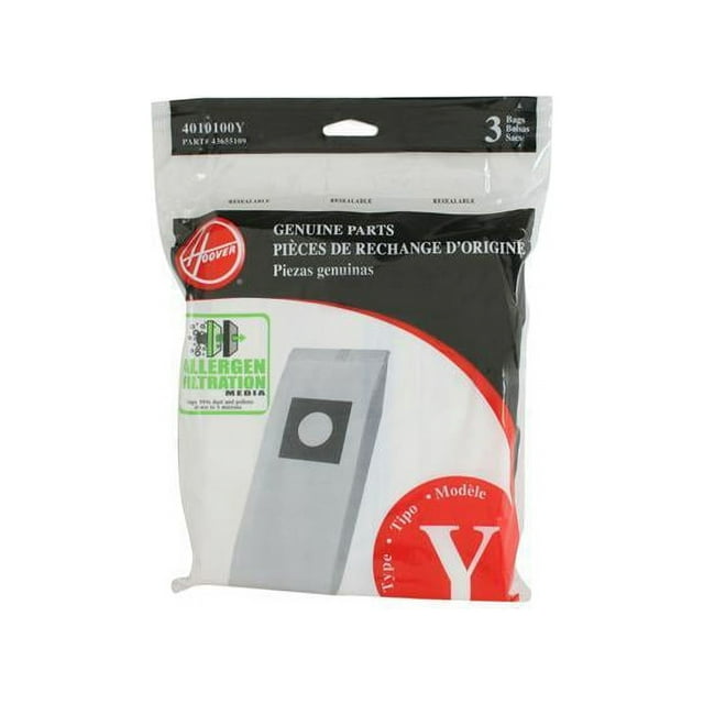 Hoover Type Y Allergen Filtration Bags for Wind Tunnel Commercial Bag