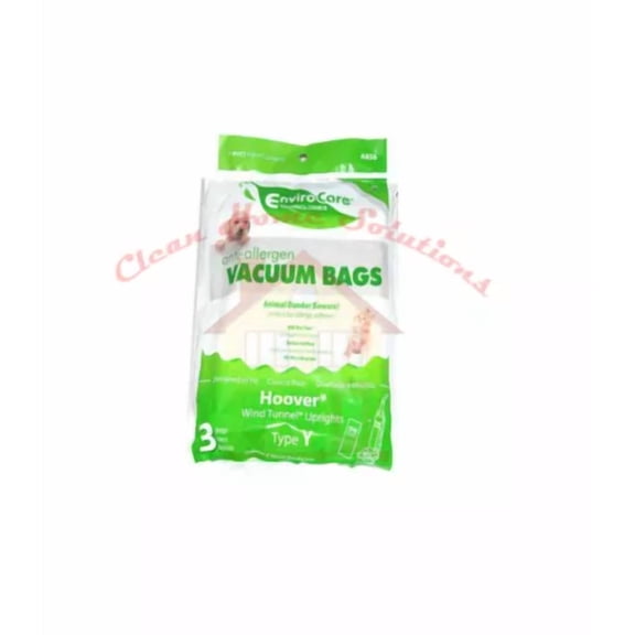Hoover Type Y Cloth Allergen Vacuum 3 Pack Bags Buy 2 Packs Get 1 Package Free