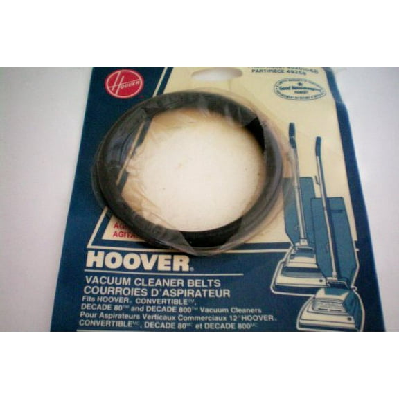 Hoover Vacuum Cleaner Belt -- Fits Hoover Convertible, Decade 80, Decade 800 Vacuum Cleaners -- 1 Belt
