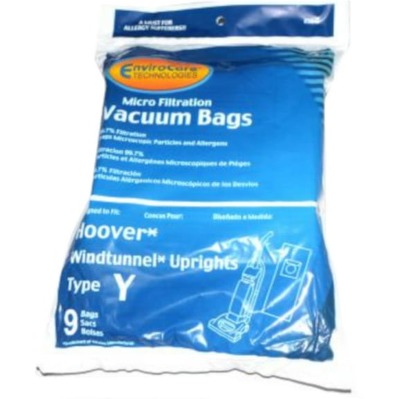 Hoover Wind Tunnel Vacuum Cleaner Type Y Bags