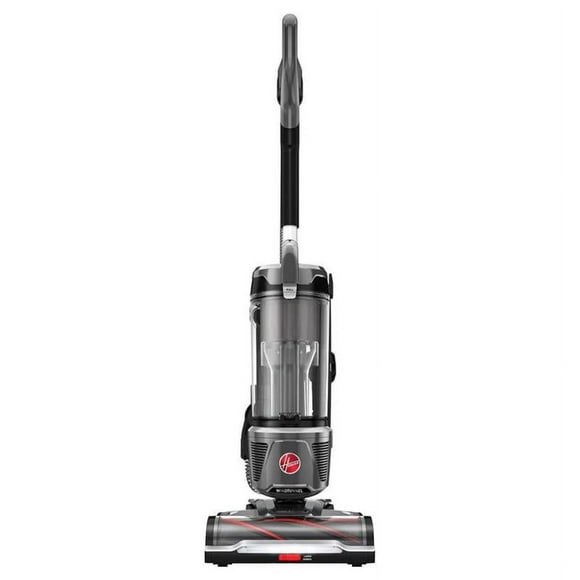 Hoover Bagless Upright Vacuum, WindTunnel Tangle Guard, Powerful, Multi-Surface, with LED, Extension Wand,Turbo, Crevice,& 2-in-1 Upholstery Tool, Lightweight, HEPA Filter, XL Dust Cup, Grey