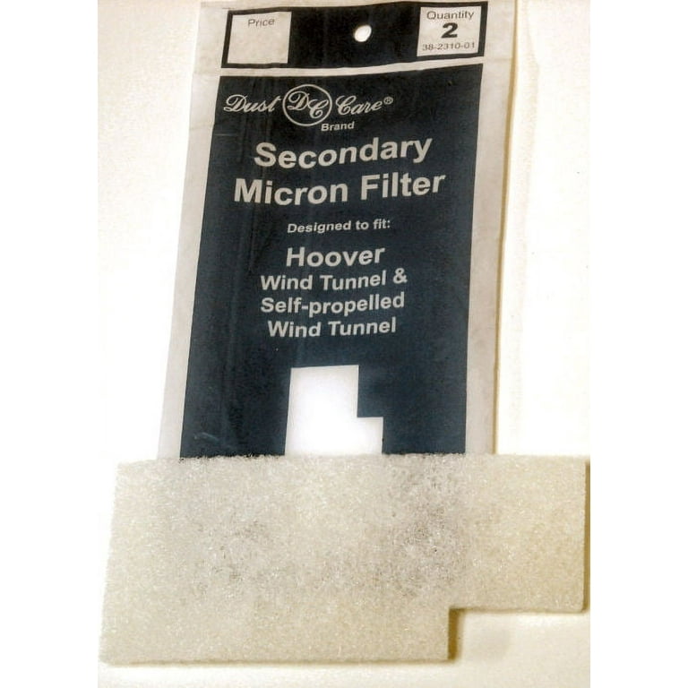 Secondary Filter for Wind Tunnel Vacuum
