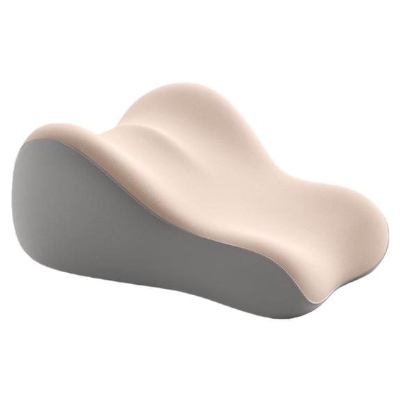 Hoowood Face Down Pillow for Prone Sleeping with Ergonomic Neck Support and Breathable Fabric in Blue and Gray