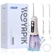 Hooyapik 300ml Large Capacity Home Oral Irrigator 9 Modes Water Flosser with Adjustable Pressure For Gum Care/Breath Remover/Dentures