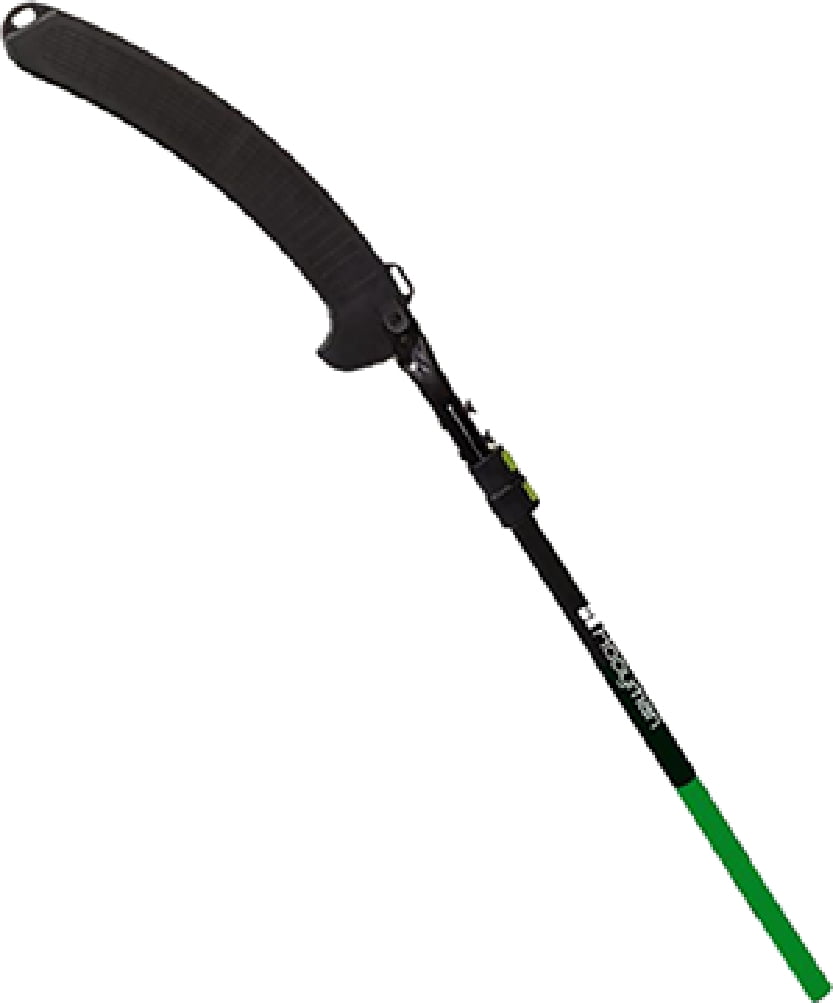 Captain Stag UM-14 Field Saw - 7.1" Blade, Folding, Locking, Carbon Steel, Dark Green, For Camping & Outdoors