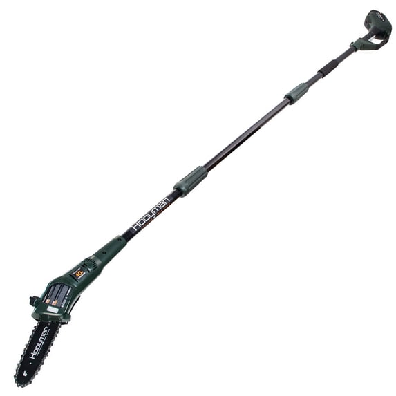 Hooyman Cordless 40 Volt Lithium Ion Rechargeable Extendable 10 Foot Pole Saw
