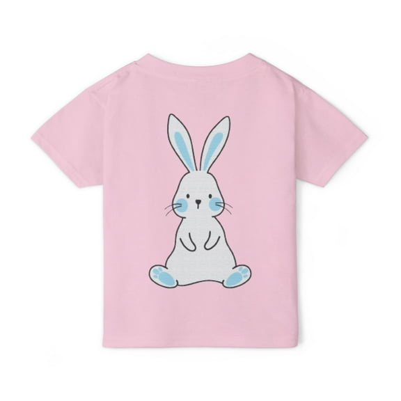 Hop Little Bunny Kids T-Shirt | Blue Bunny Comfort Colors Youth Graphic Tee