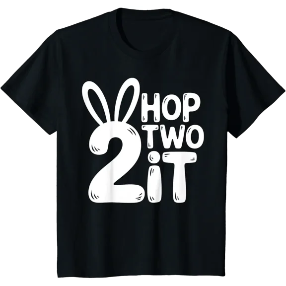 Hop Two It Bunny 2Nd Birthday Party T-Shirt All Size S-5XL