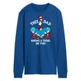thumbnail image 1 of Hop on Pop - This Dad Knows A Thing Or Two - Men's Long Sleeve T-Shirt, 1 of 5