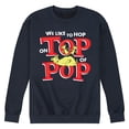 thumbnail image 1 of Hop on Pop - We Like To Hop Pop - Men's Crew Neck Fleece Pullover, 1 of 5