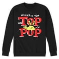 thumbnail image 1 of Hop on Pop - We Like To Hop Pop - Men's Crew Neck Fleece Pullover, 1 of 5