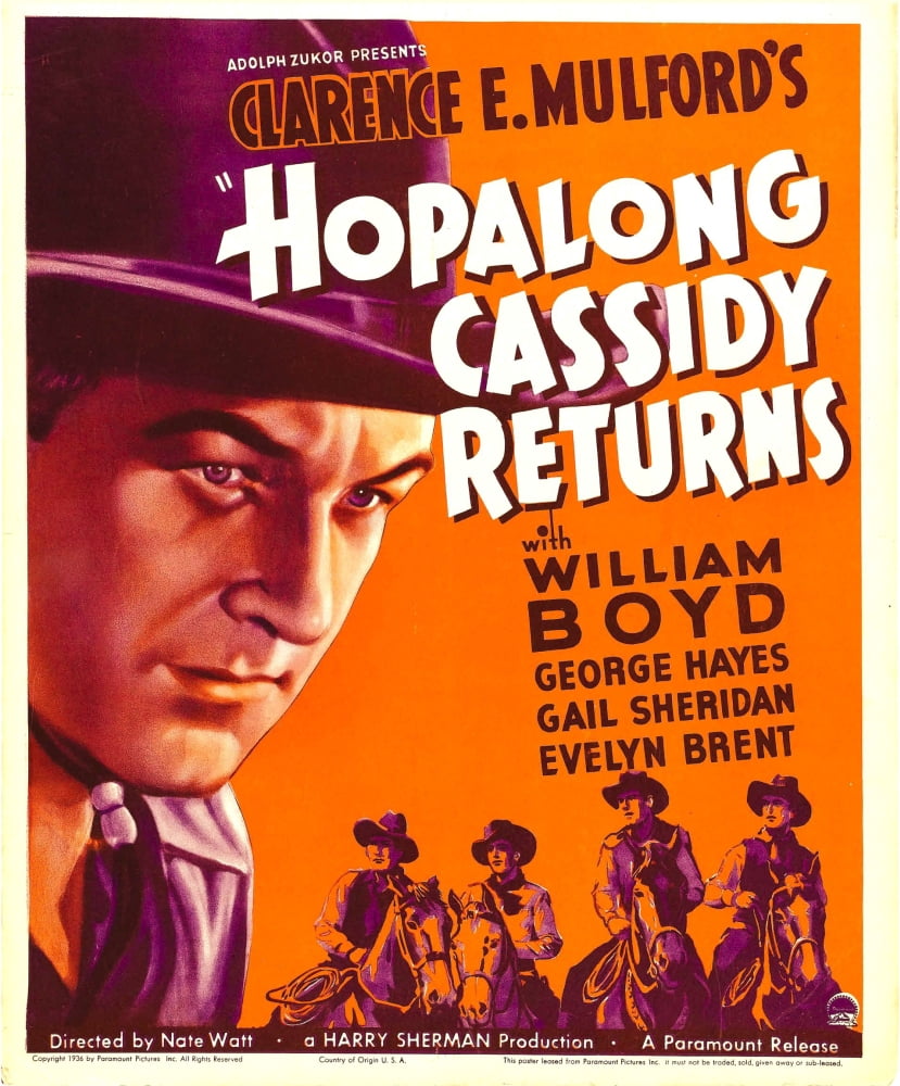 Hopalong Cassidy Returns Canvas Art - (24 x 36)