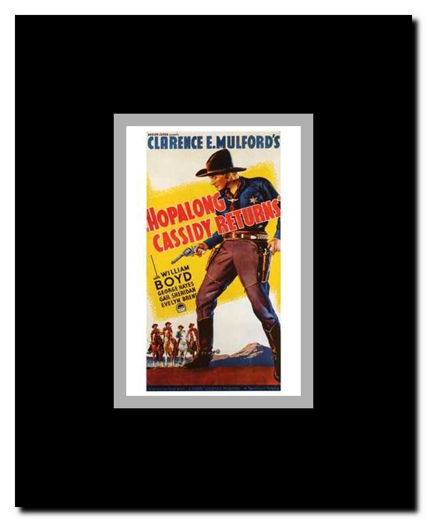Hopalong Cassidy Returns Framed Movie Poster