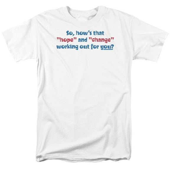 - Hope And Change - Short Sleeve Shirt - X-Large