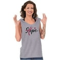 thumbnail image 1 of Hope Breast Cancer Awareness Ribbon Tank Top Tee Shirt Women Brisco Brands L, 1 of 6