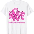 thumbnail image 1 of Hope Breast Cancer In October We Wear Pink Ribbon Awareness Support Gift Unisex T-Shirt ,up to size 5XL, 1 of 2