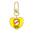 thumbnail image 1 of Hope Can Set You Free Art Deco Fashion Gold Heart Keychain Metal Keyring Holder, 1 of 3
