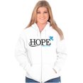 thumbnail image 1 of Hope Dove Christian Bible Zip Hoodie Sweatshirt Women Brisco Brands S, 1 of 5